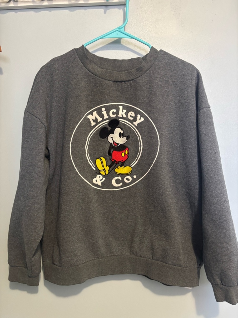 Unisex Charcoal Gray Crewneck Sweatshirt